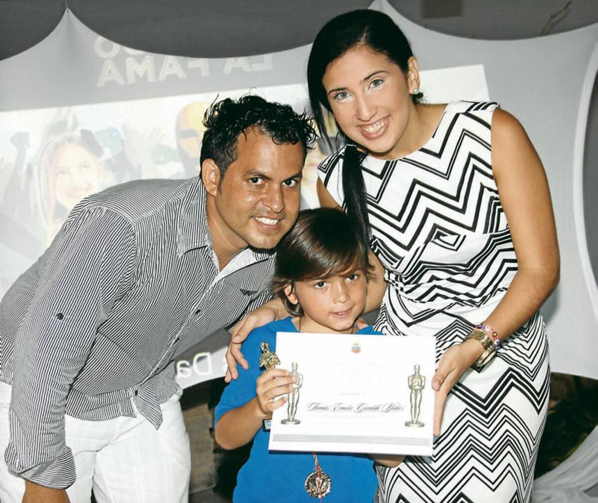 Kelvis Barragán, Tomas Giraldo y Paola Iriarte.