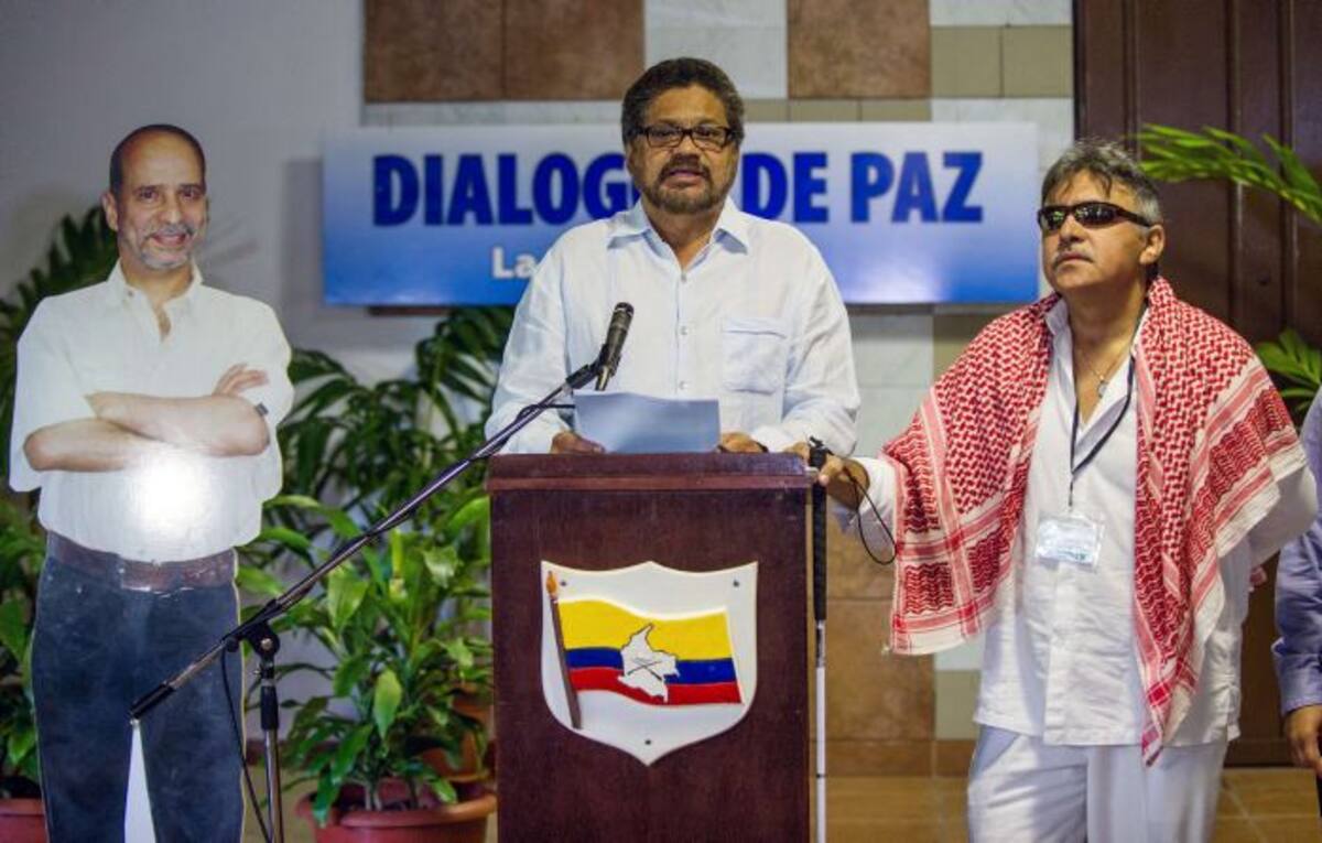 El jefe negociador de las Farc, Iván Márquez. AFP YAMIL LAGE