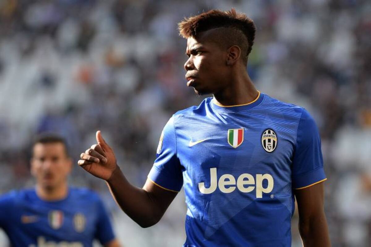 Pogba celebra su gol ante el Cagliari. AP Massimo Pinca