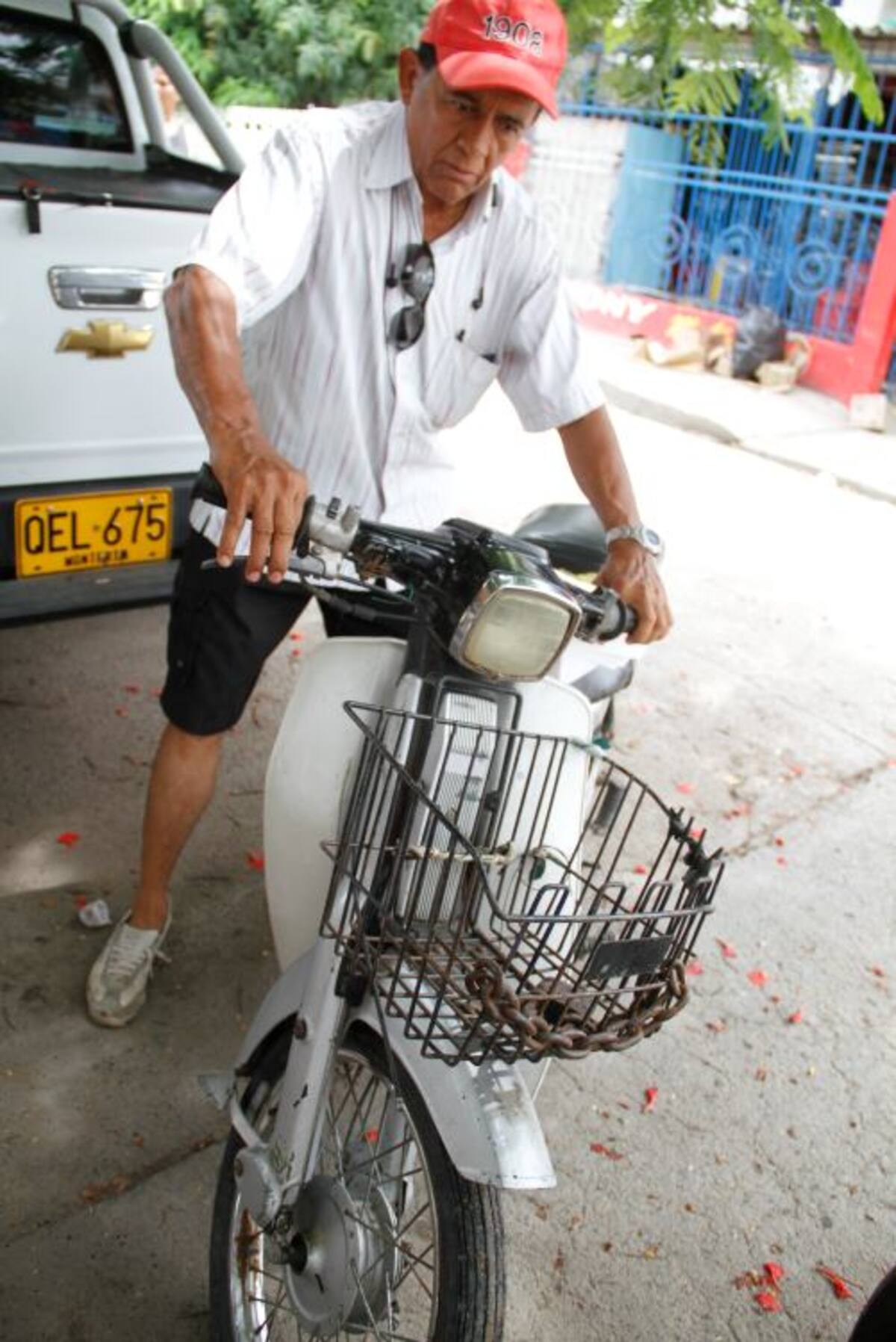 La motocicleta de Oscar Pardo fue inmovilizada el pasado 10 de julio en el Centro. Oscar Díaz