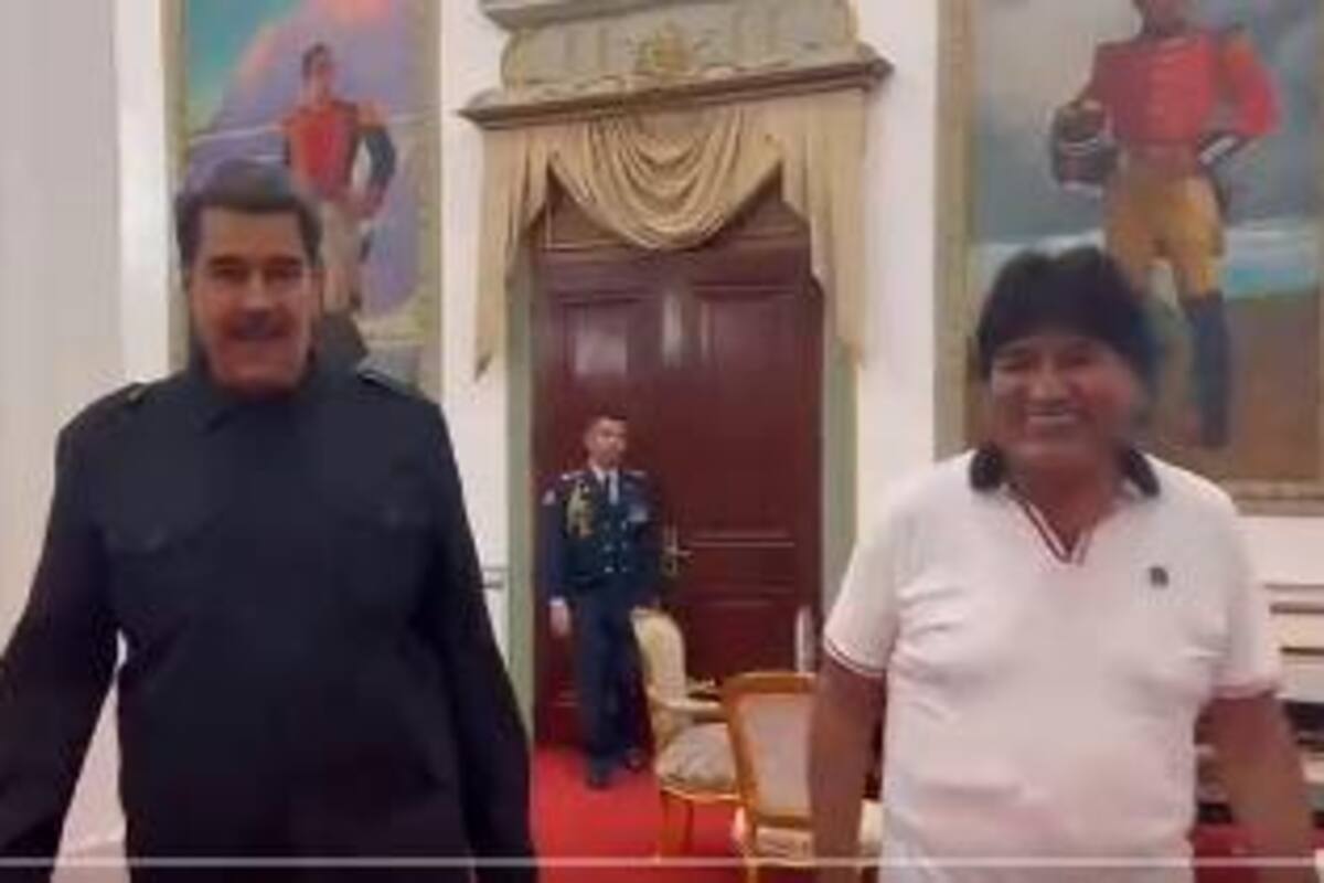 Nicolás Maduro y Evo Morales compartieron en Venezuela