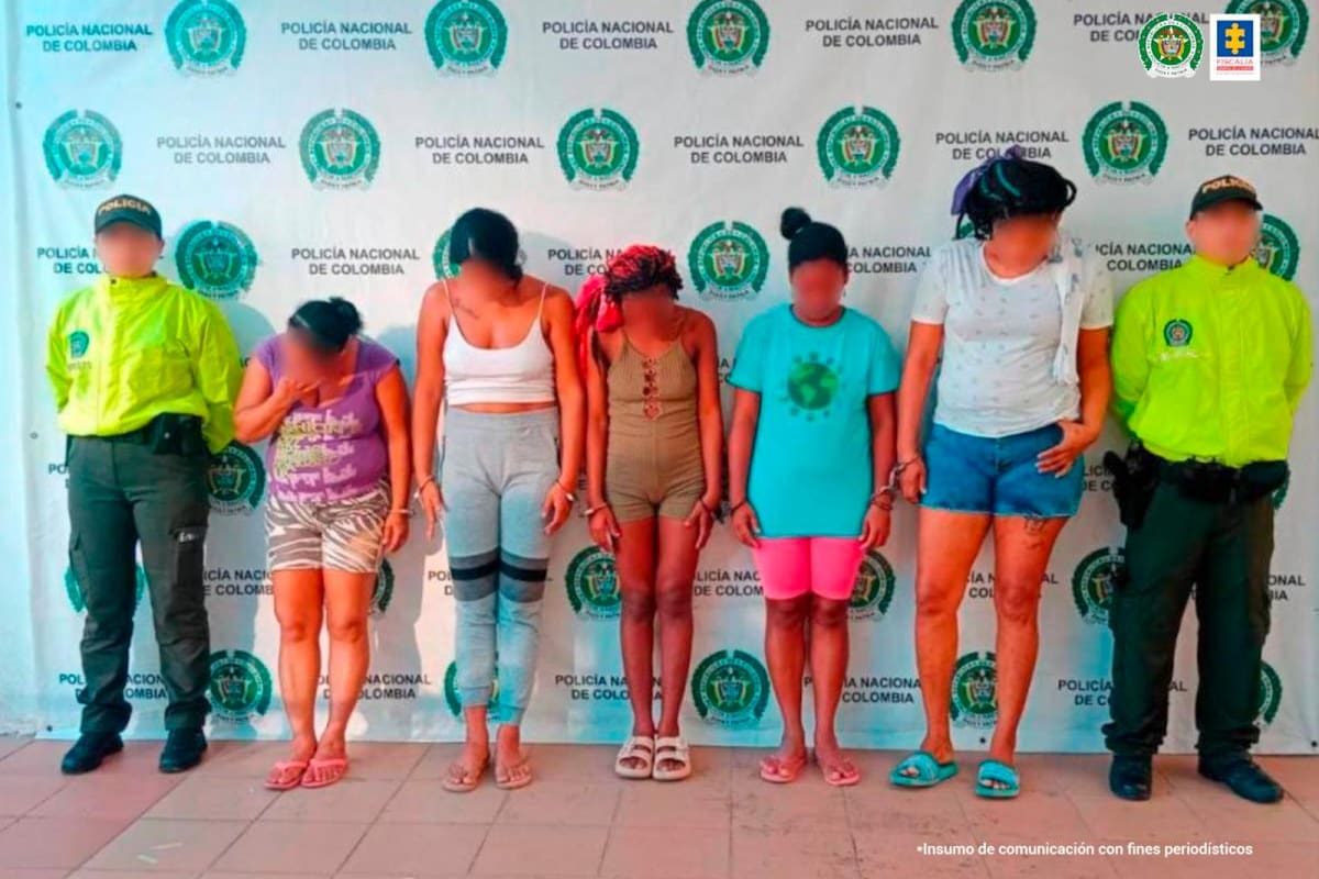 A prisión 5 mujeres señaladas de trata de personas en Cartagena: ¿Quiénes son?