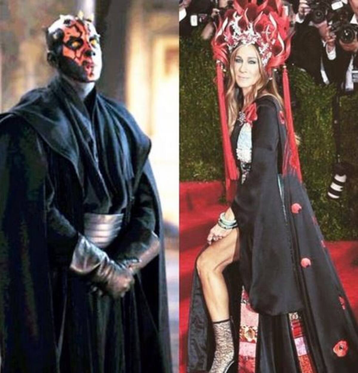 Memes del vestido de Sarah Jessica Parker.