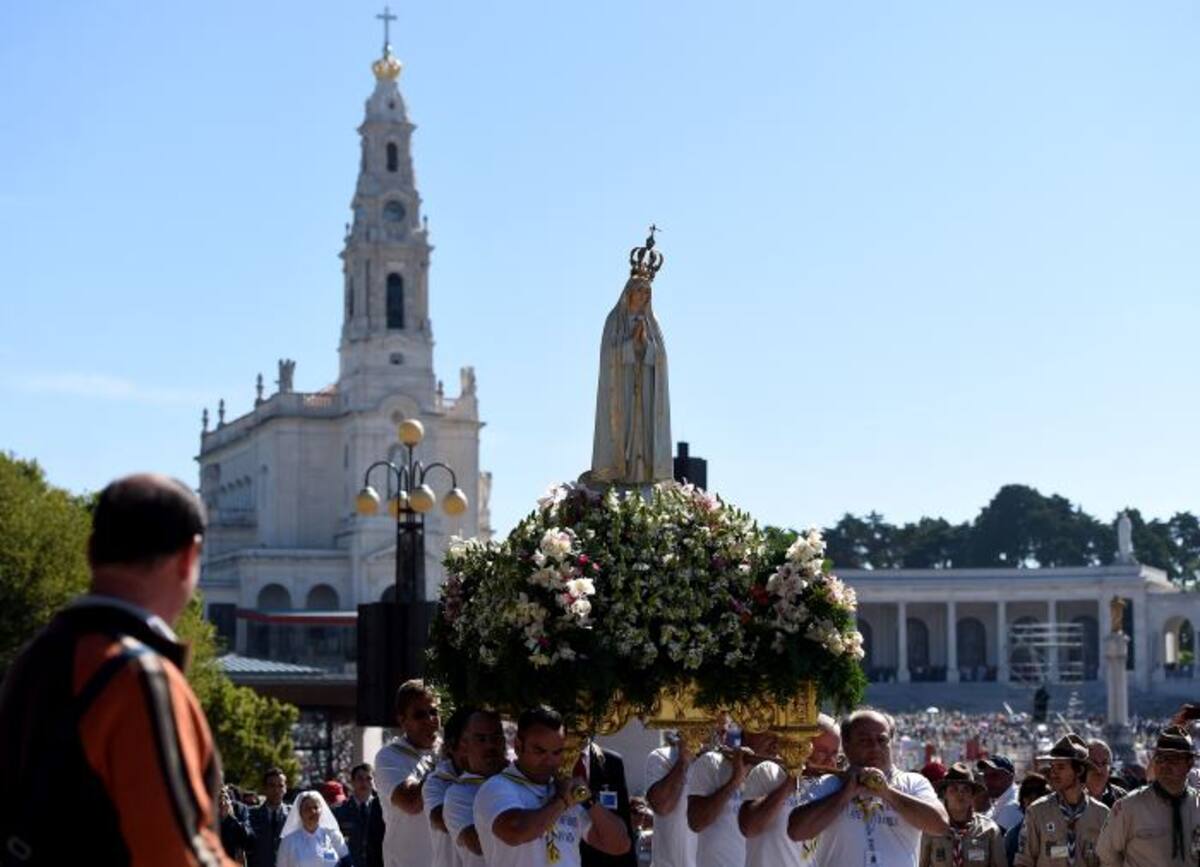 Hoy se celebran 97 años de esta aparición de la Virgen María. AFP FRANCISCO LEONG