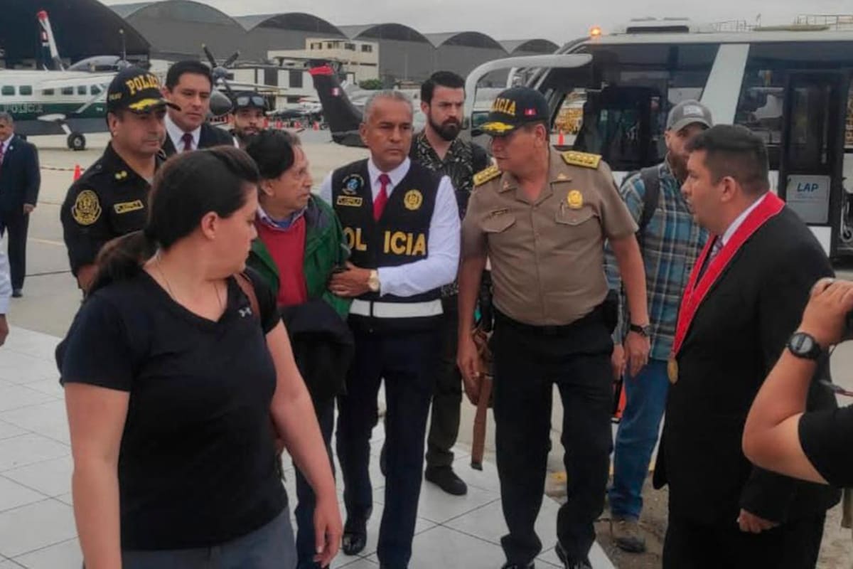 Expresidente Alejandro Toledo llegó a Perú extraditado por Estados Unidos