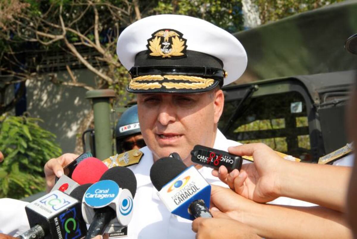 vicealmirante Hernando Wills Vélez, nuevo comandante de la Armada Nacional. Óscar Díaz Acosta, El Universal