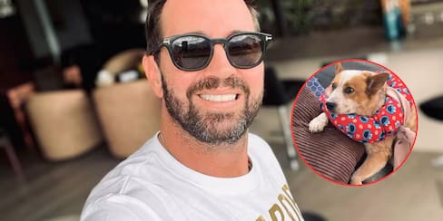 Lucas Arnau atropelló a su mascota por accidente, el perrito falleció