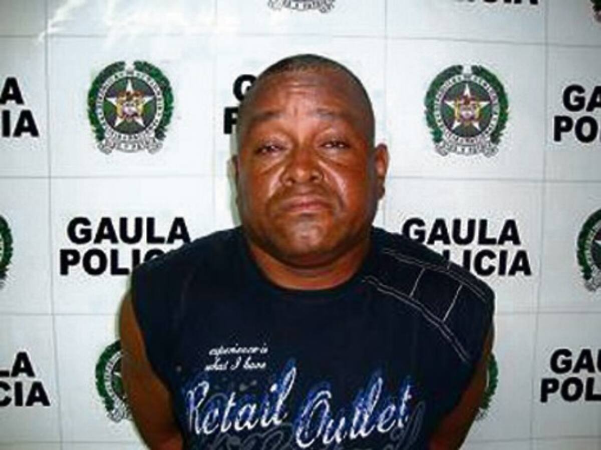 Amaury Enrique Martínez Orozco, alias “el Meque”, capturado. Cortesía