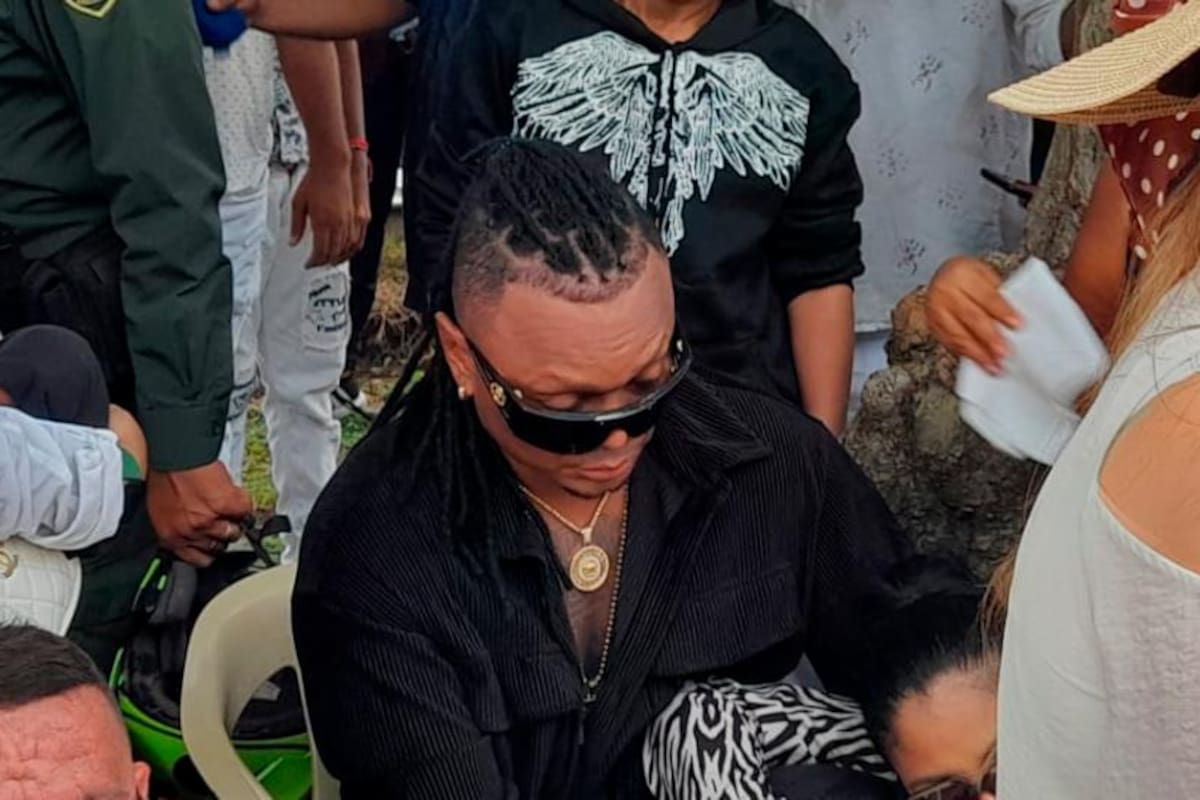 Foto: así fue el sepelio del hijo de Mr Black