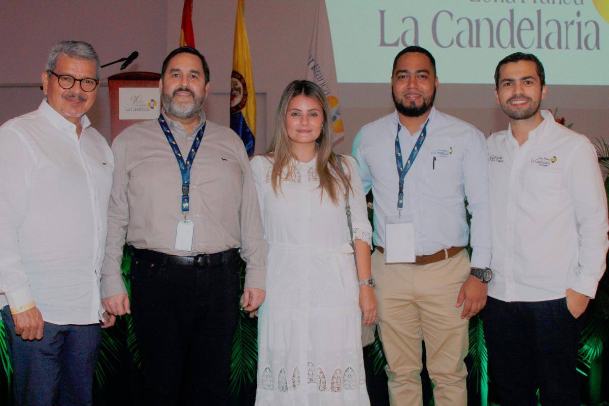 Simón Bolívar, Daniel Moreno, Diana Mutis, Gerlin Padilla y Richard Martínez.