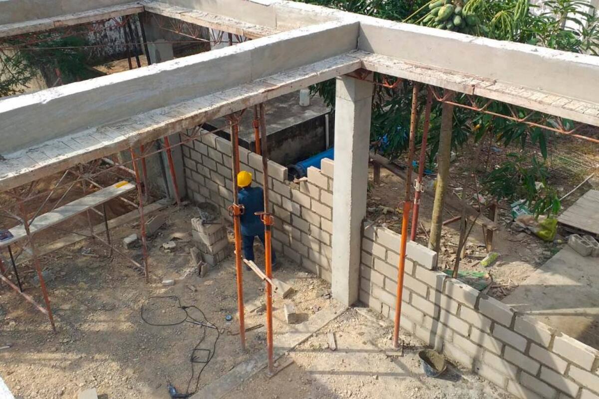 Avanzan las obras del puesto de salud de San José de Chiquito