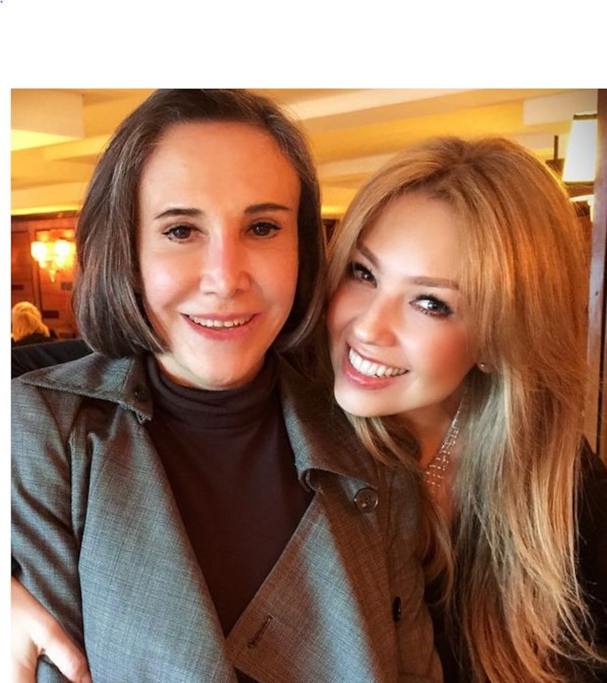 Esta fue la foto que publicó Thalía junto a Florinda. INSTAGRAM