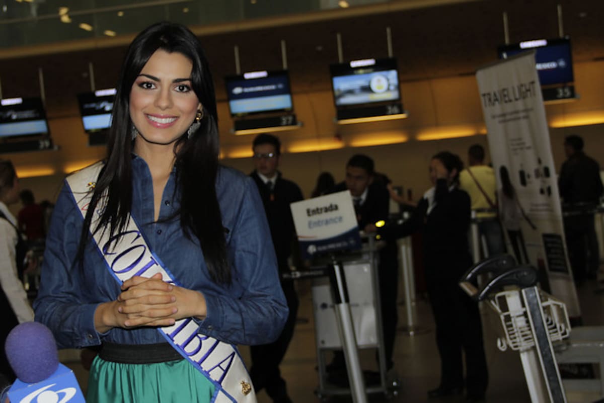 Lucía Aldana, señorita Colombia 2012-2013. COLPRENSA