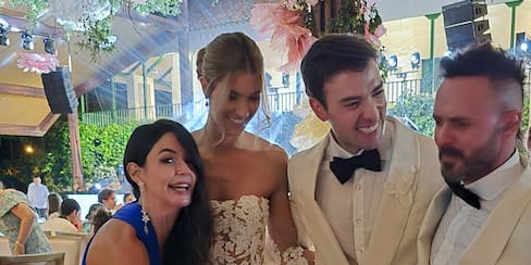 ¿Mal portada? Las críticas a Maleja Restrepo en la boda Tafur-Santos