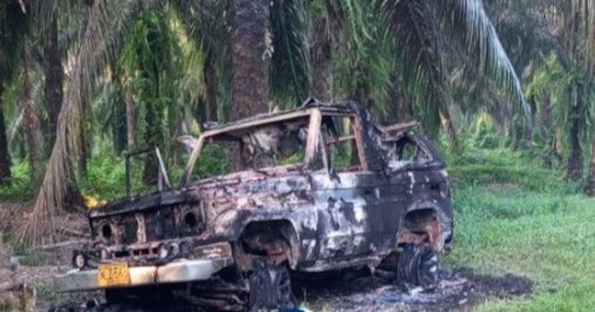 Dolor en Bolívar: A José Eulices Castaño le quitaron la vida y le incineran su carro