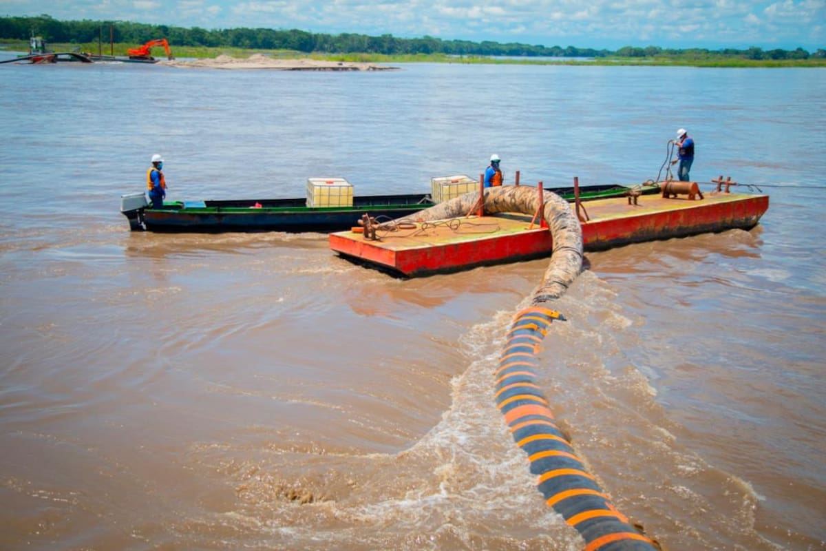 Empieza dragado del río Magdalena entre Barrancabermeja y Pinillos