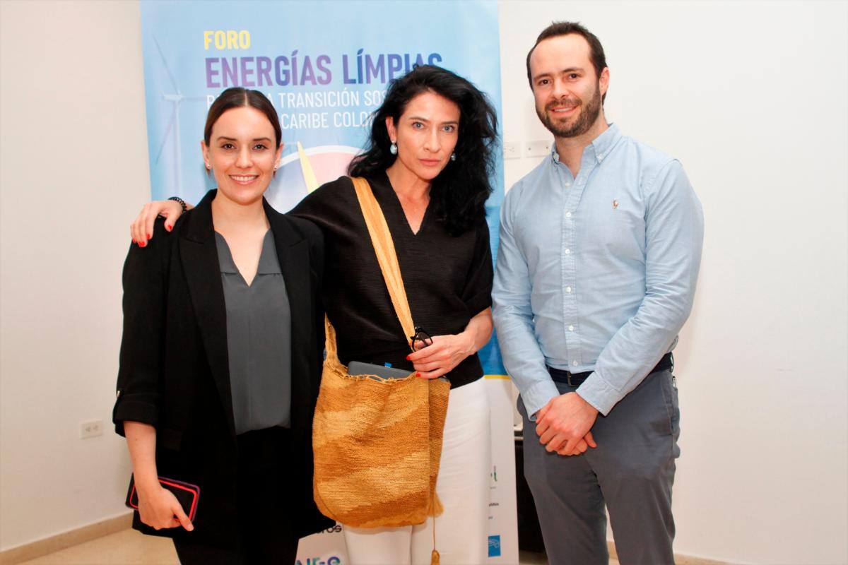 Mariana Rodríguez, Mariana Sánchez y Nicolás Behar.