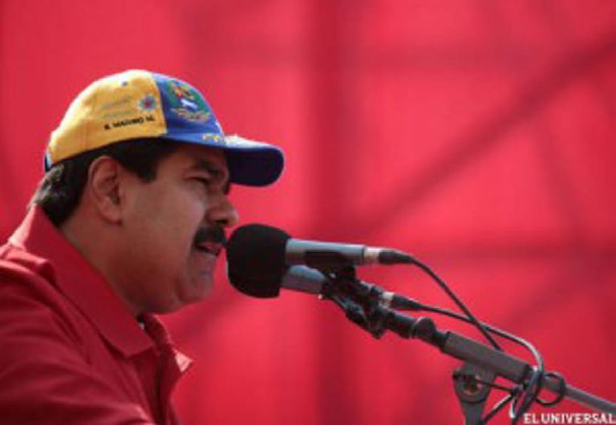 Nicolás Maduro, presidente de Venezuela. EL UNIVERSAL DE CARACAS