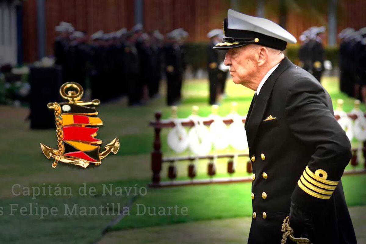 Fallece colombiano, el oficial naval en servicio activo más antiguo del mundo