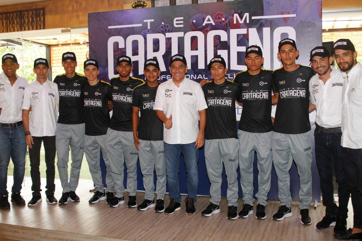 Team Cartagena seguirá buscando consolidarse para dar grandes alegrías a la afición del ciclismo de la ciudad y el departamento. //Óscar Diaz El Universal