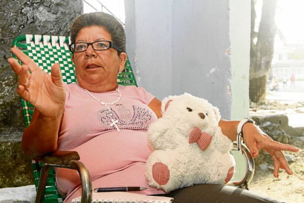 Este oso era el peluche preferido de su hija Karina.