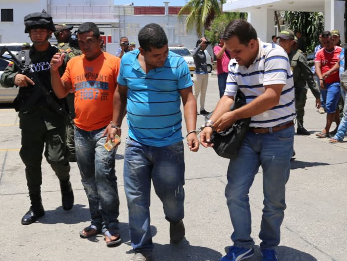 Los capturados por la Sijín y el Gaula de la Policía son investigados por un fiscal antibacrim de la ciudad de Montería.