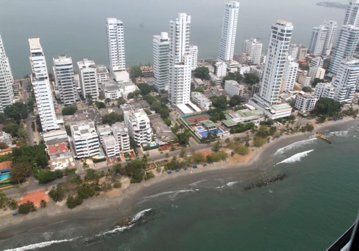 Proteger a Cartagena de los efectos del cambio climático debe ser un tema de seguridad pública, sostiene el asesor para la protección costera de la ciudad, Francisco Castillo. Julio Castaño-El Universal