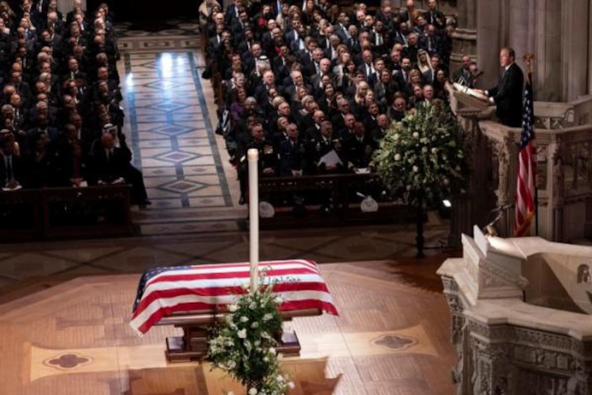 Washington se despide de George H.W. Bush con un emotivo funeral de Estado
