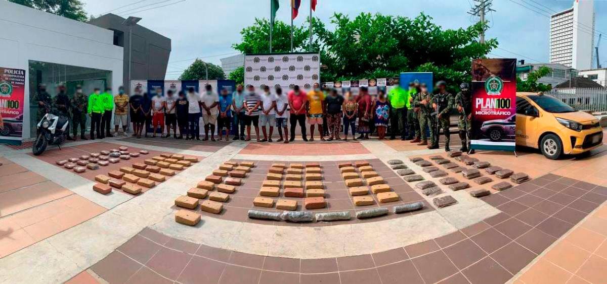 Operación de la Policía San Lucas contra el narcotráfico.