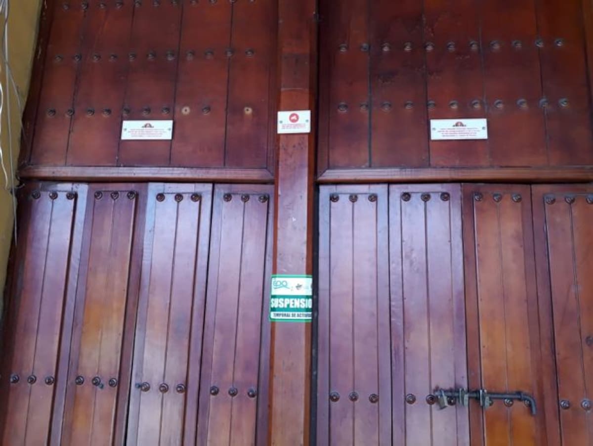 Así amaneció hoy el bar 'Donde Fidel'. Julio Castaño - El Universal