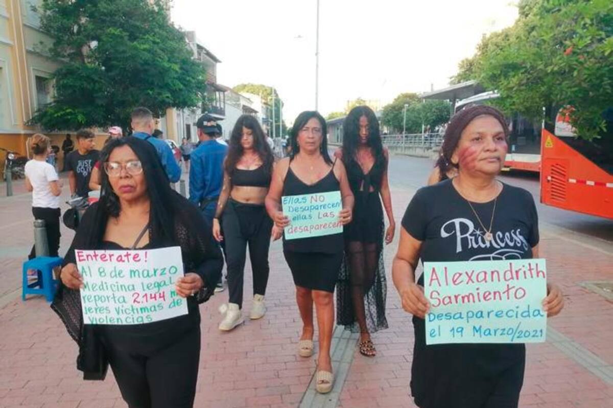 Plantón por las mujeres: “A las jóvenes en Cartagena las desaparecen”