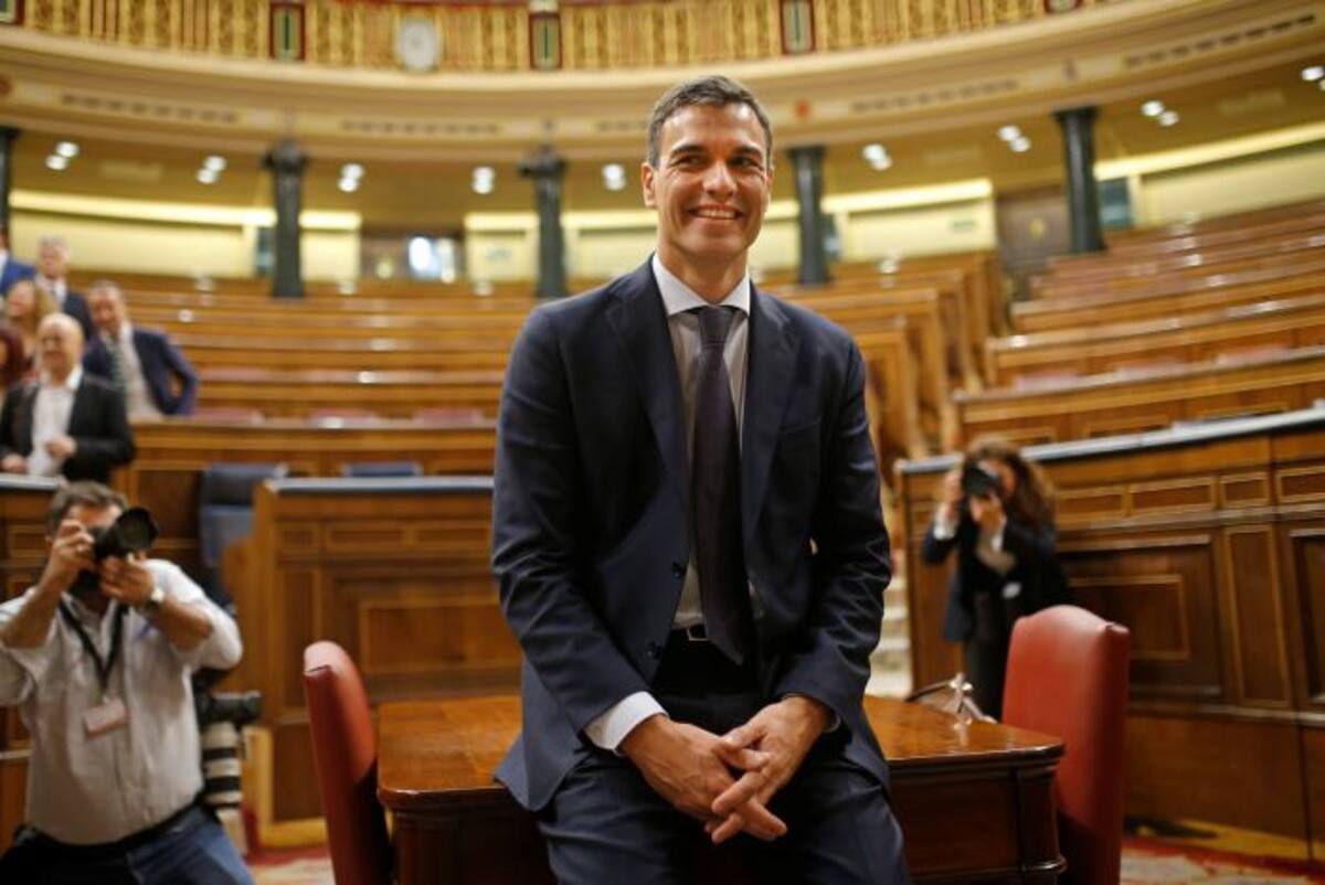 Pedro Sánchez, nuevo presidente del gobierno español. AP