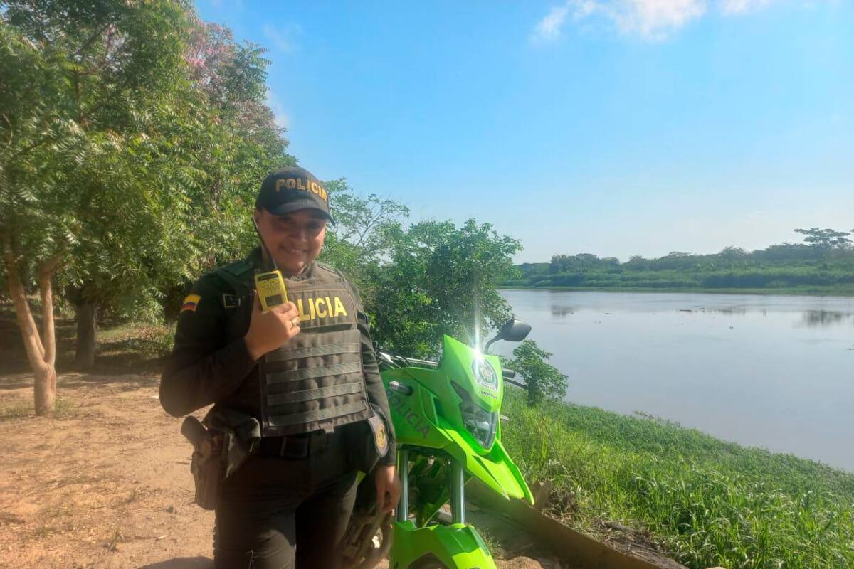 Everlides, la única mujer comandante de una Estación de Policía en Bolívar