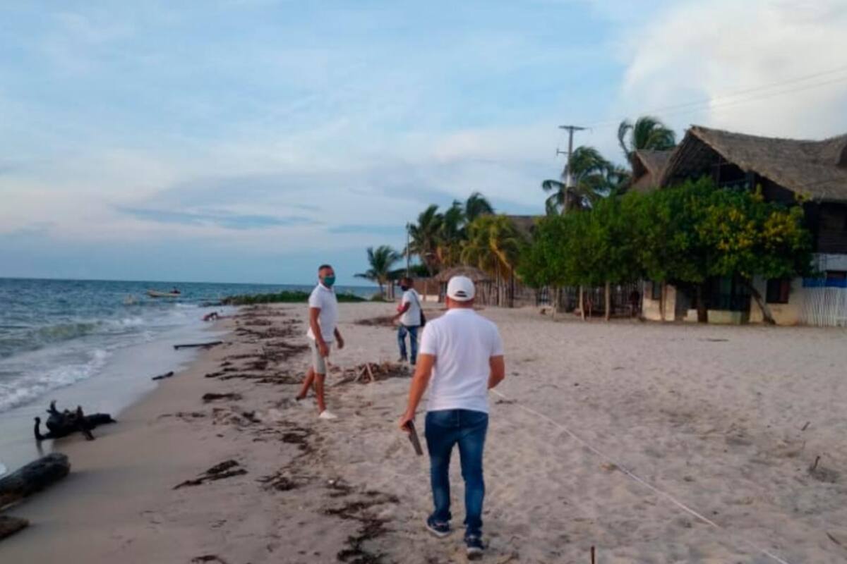 Autoridad marítima inicia atención en Rincón del Mar (San Onofre)