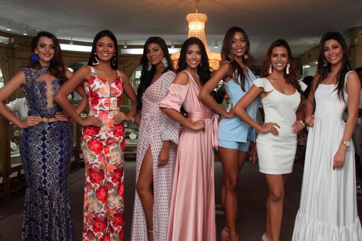 En fotos: Las 7 aspirantes a Señorita Cartagena se probaron la corona