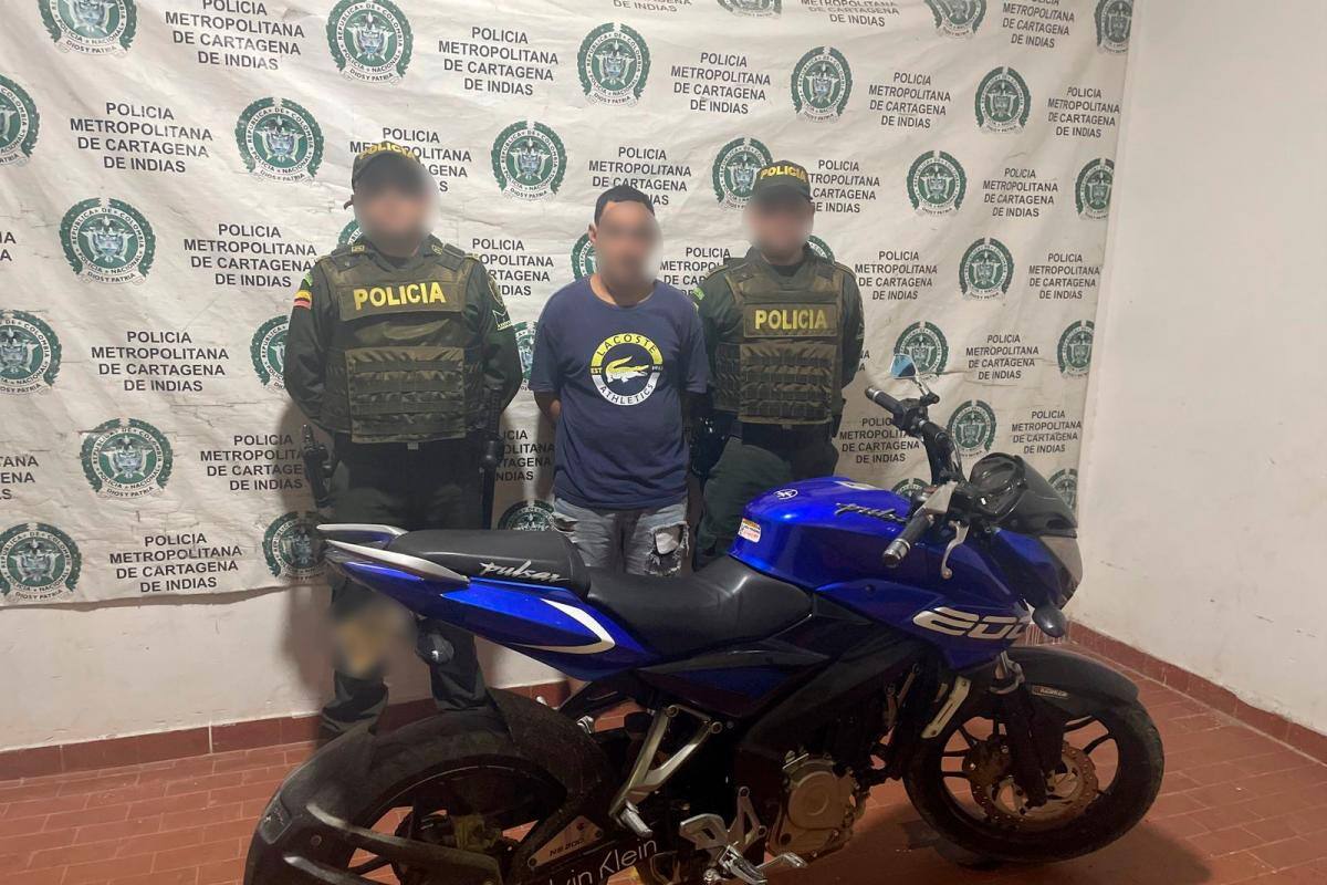 2 capturas y 10 vehículos robados recuperados, en operativos en Cartagena