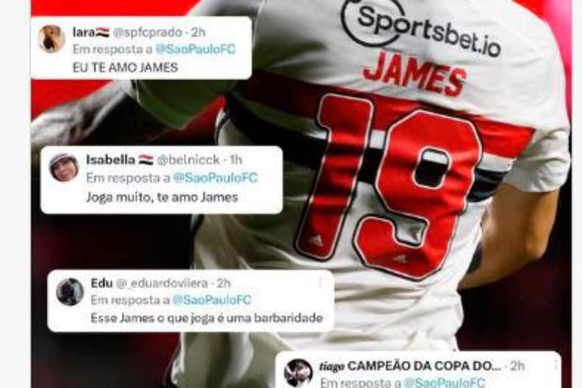 Los hinchas del Sao Paulo encantados con James Rodríguez