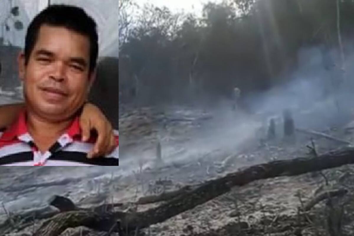 ¡Tragedia! Muere calcinado entre la maleza que él mismo quemó