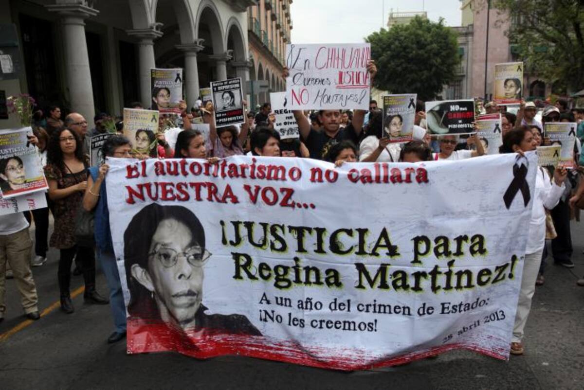 La semana pasada el Congreso mexicano aprobó una ley que permitirá que los casos de ataques a periodistas sean atendidos en juzgados federales y las investigaciones hechas por la fiscalía federal. AP Felix Marquez