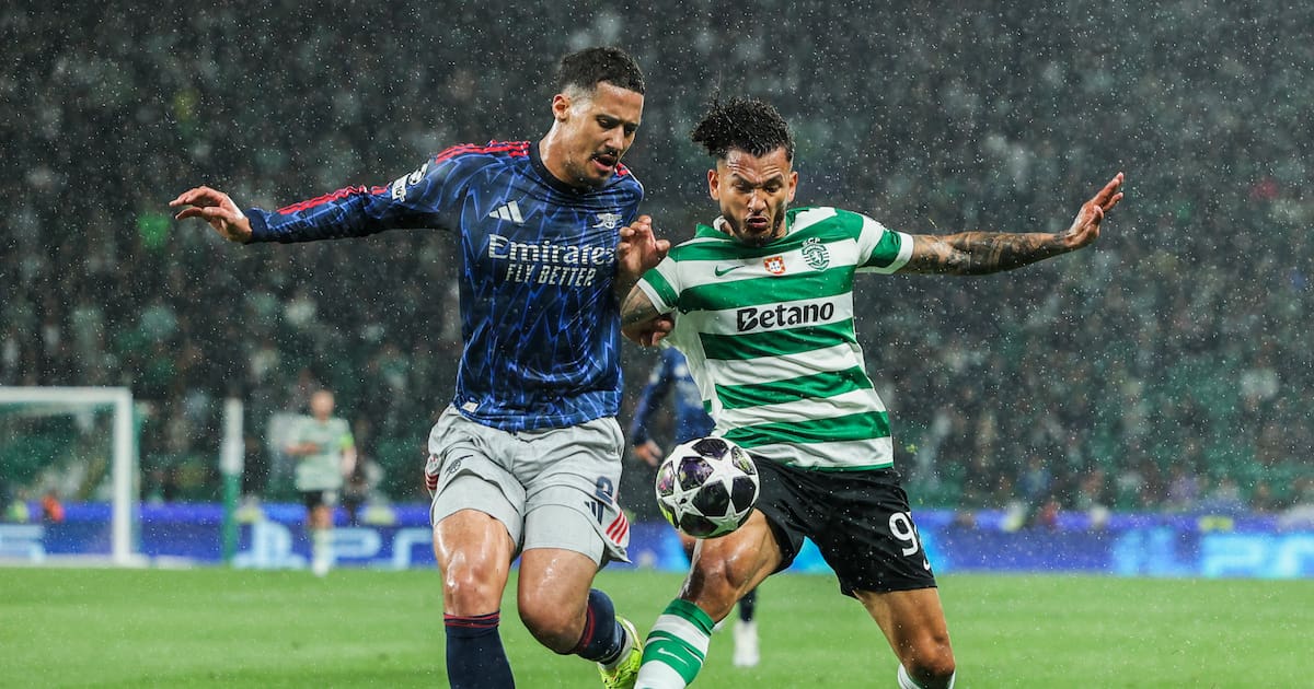 How the game between Sporting Lisbon and Arsenal ended