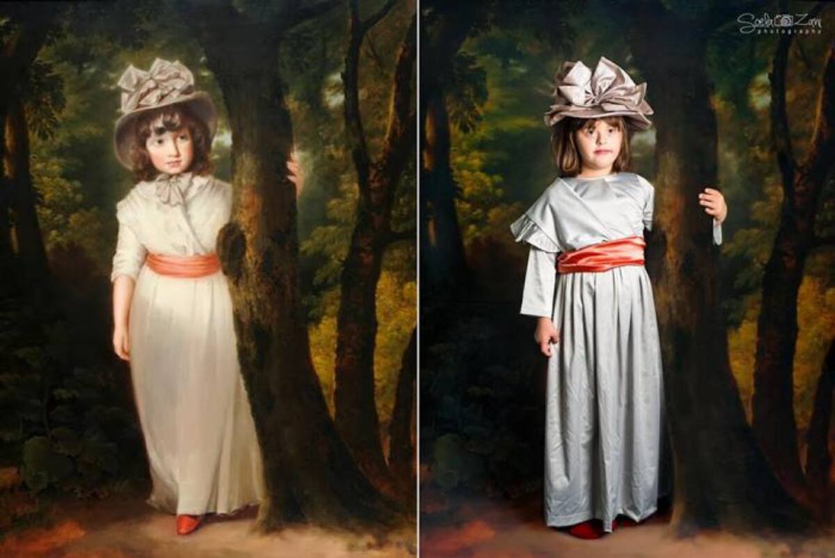 Obras de arte inspiradas en niños con síndrome de down Facebook Soela Zani