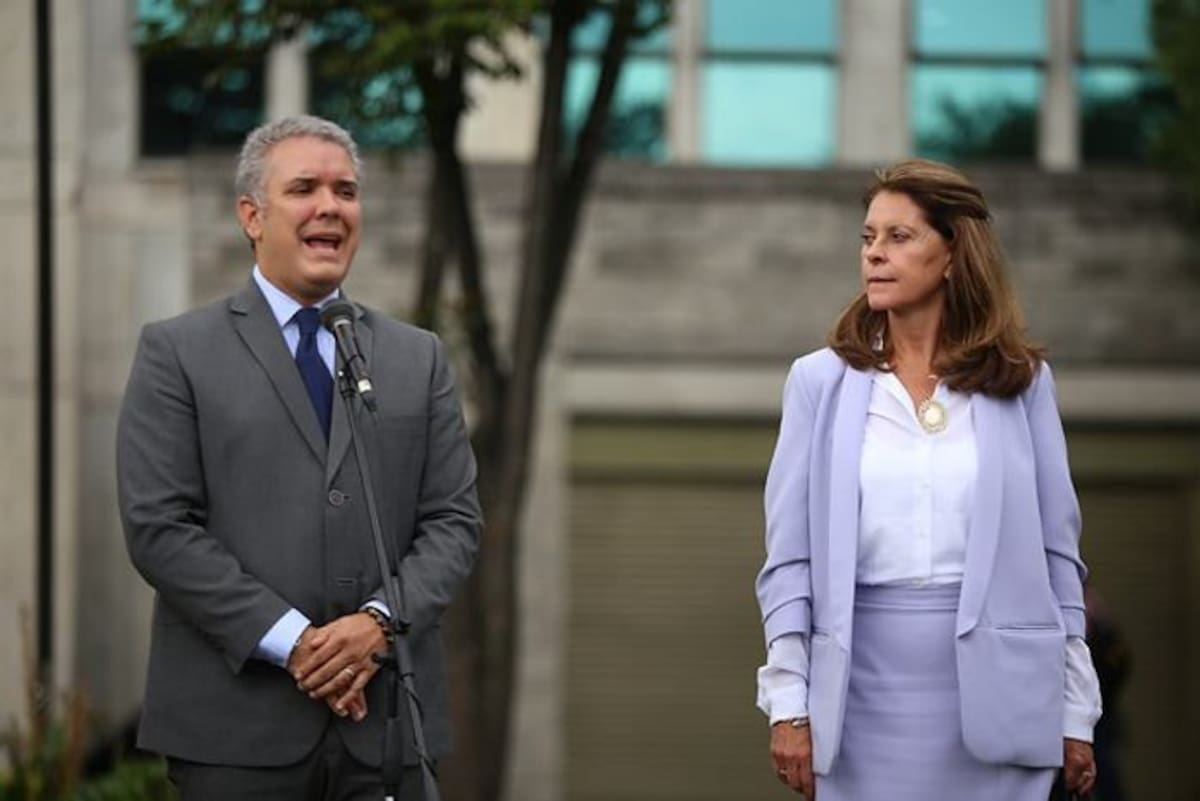 Ivan Duque, presidente electo de Colombia y Martha Lucía Ramírez, vicepresidente electa. Colprensa