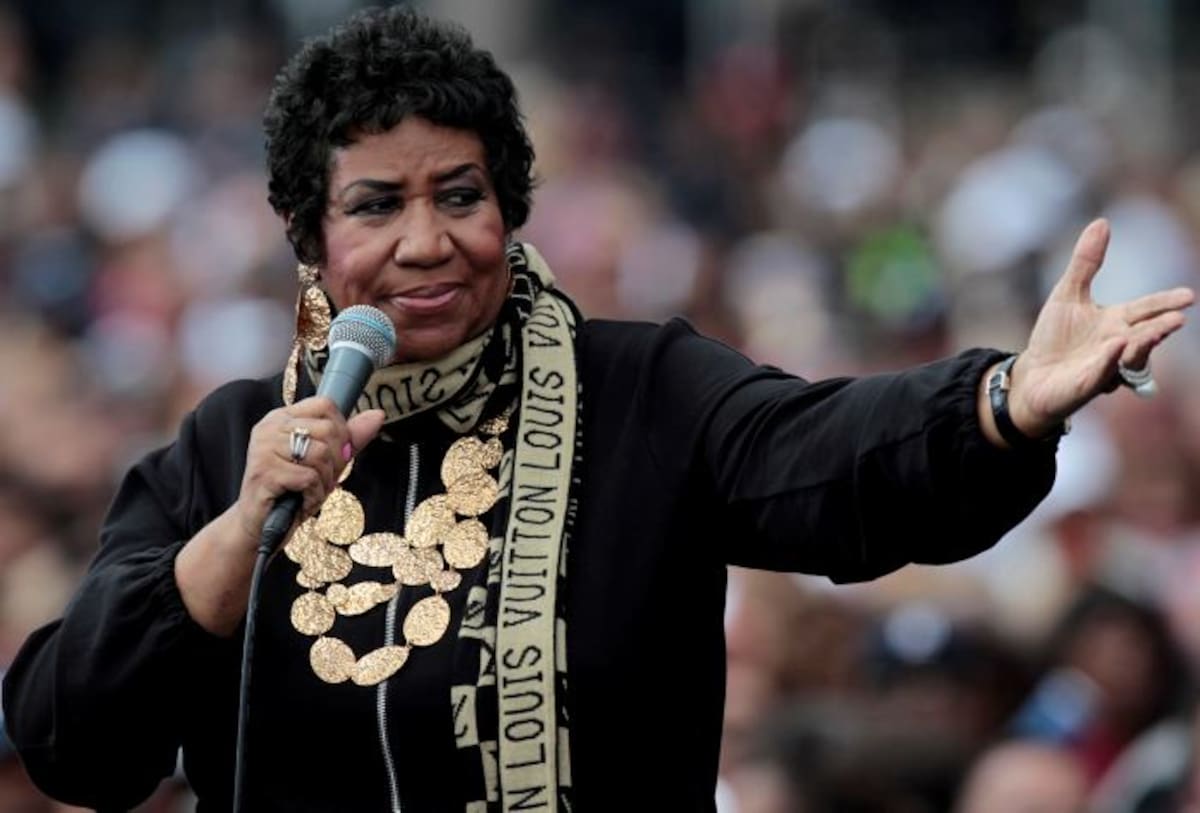Aretha Franklin, la Reina del Soul. EFE JEFF KOWALSKY