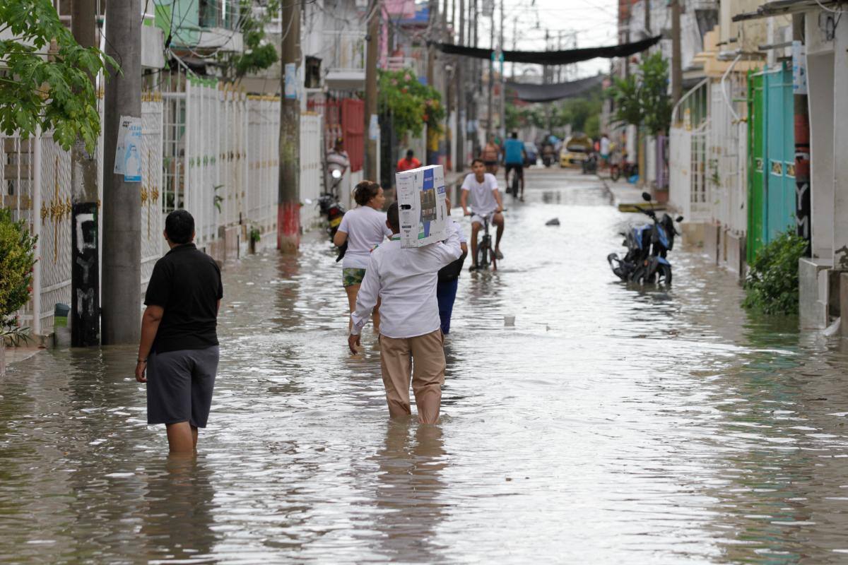 Reporte oficial: 10.200 familias damnificadas en Cartagena tras el aguacero