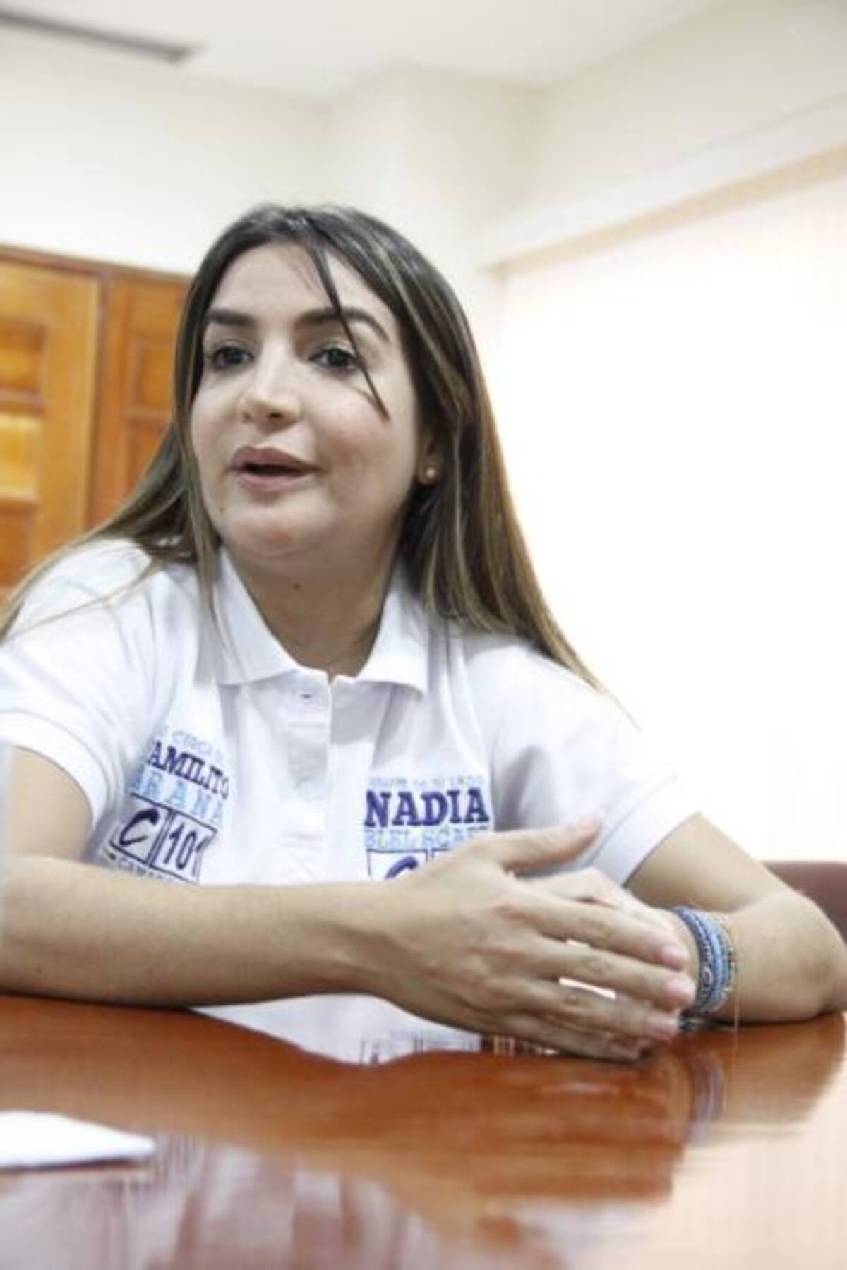 Nadia Blel, senadora del Partido Conservador.