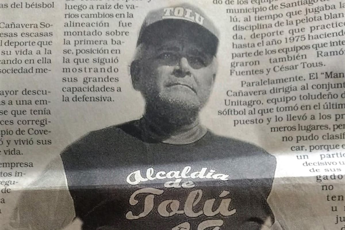 Falleció legendario forjador de peloteros: “Mani” Cañavera Sotomayor