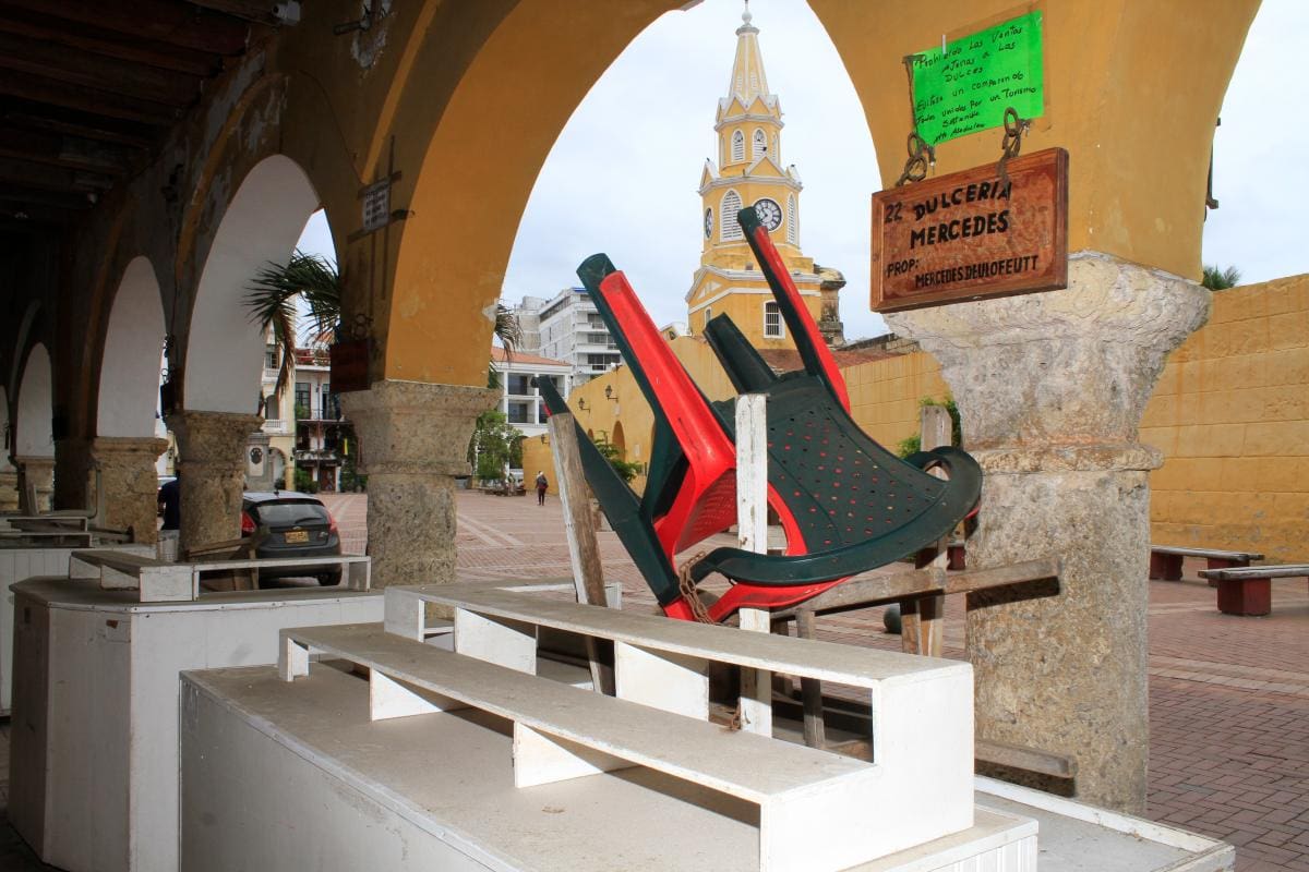 Portal de los Dulces, Centro Histórico, Cartagena de Indias.//Foto: Julio Castaño - El Universal.