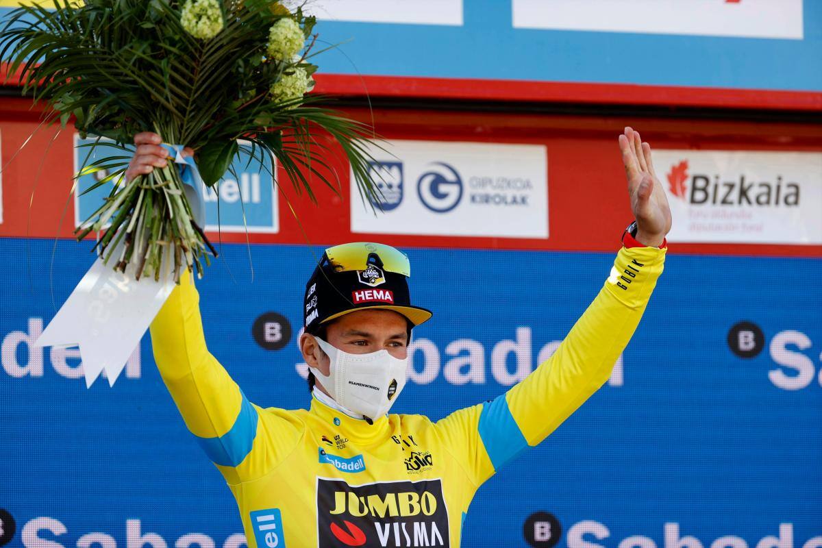 Primoz Roglic, campeón de la Vuelta al País Vasco y le gana el pulso a Pogacar