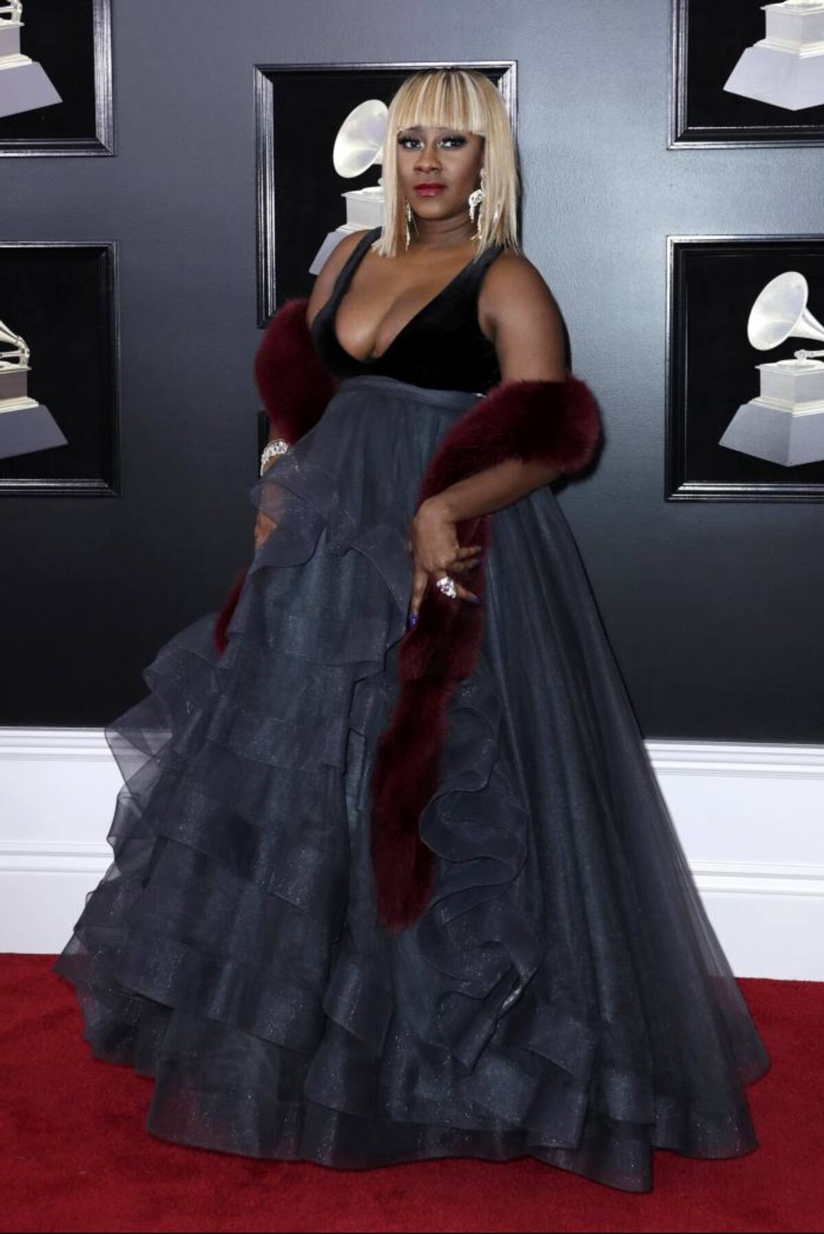 Le Andria Johnson. Los tonos oscuros y los boleros no le favorecen. EFE