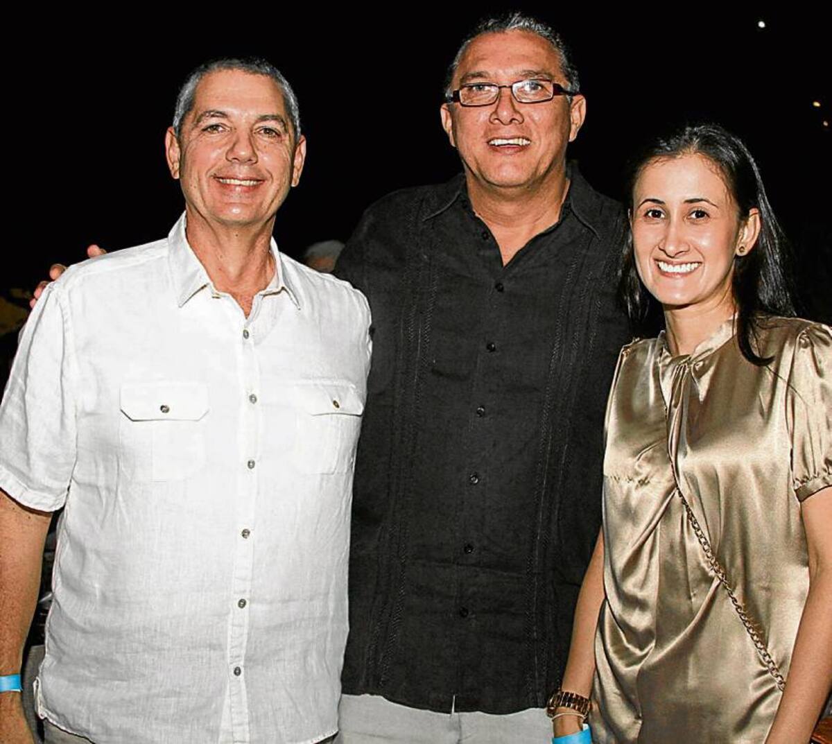 Fernando Mogollón, Jorge Berrío, Paola Rodgers.